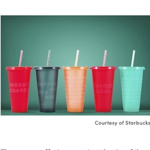 NIB Starbucks holiday 2019 reusable cold cups